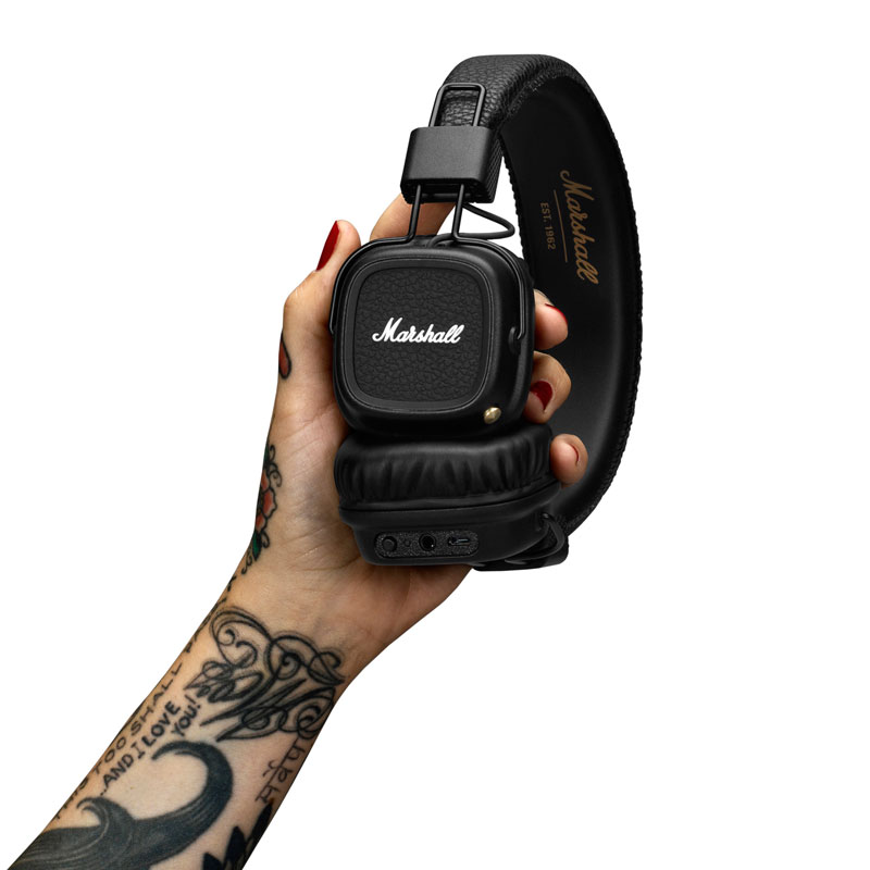 هدفون دارای میکروفن | هدفون بلوتوث | هدفون بی سیم مارشال Marshall Major II  Bluetooth Black