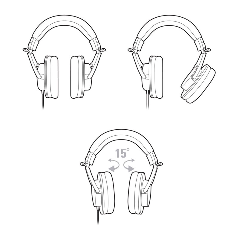 هدفون استودیو | هدفون مانیتورینگ آدیو تکنیکا Audio-Technica ATH-M20x