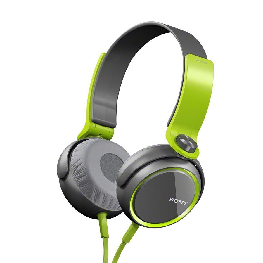 هدفون بازی | هدفون گیمینگ سونی Sony MDR-XB400 Green Gray